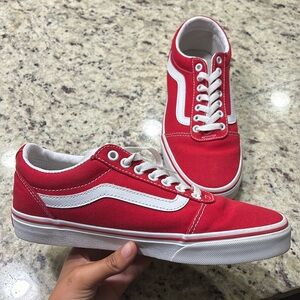 Red ‘Off the Wall’ Vans